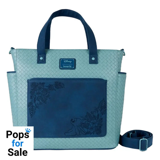 Disney by Loungefly Canvas Tote Bag Convertible Stitch Embroidered