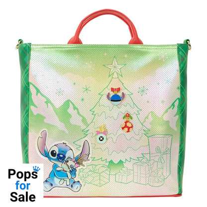 Disney by Loungefly Canvas Tote Lilo&Stitch Holiday Bags