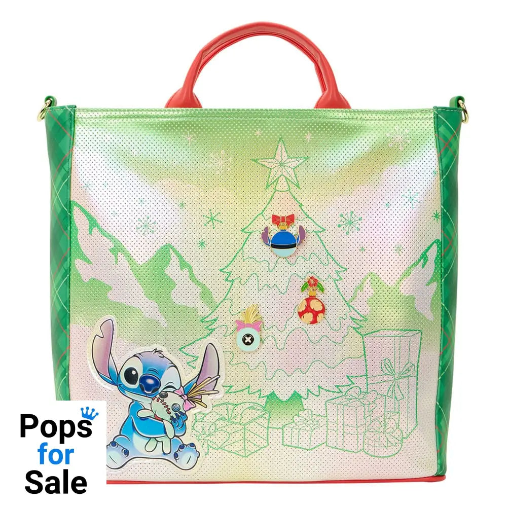 Disney by Loungefly Canvas Tote Lilo&Stitch Holiday