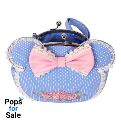 Disney by Loungefly Crossbody Minnie Floral and Lace Kisslock