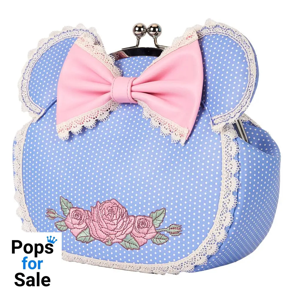 Disney by Loungefly Crossbody Minnie Floral and Lace Kisslock