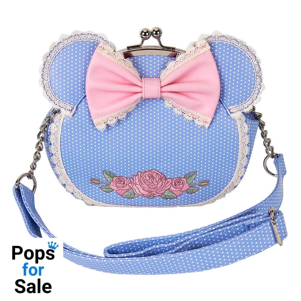 Disney by Loungefly Crossbody Minnie Floral and Lace Kisslock