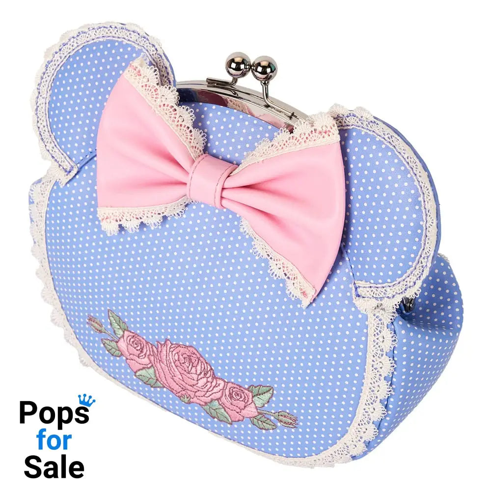 Disney by Loungefly Crossbody Minnie Floral and Lace Kisslock