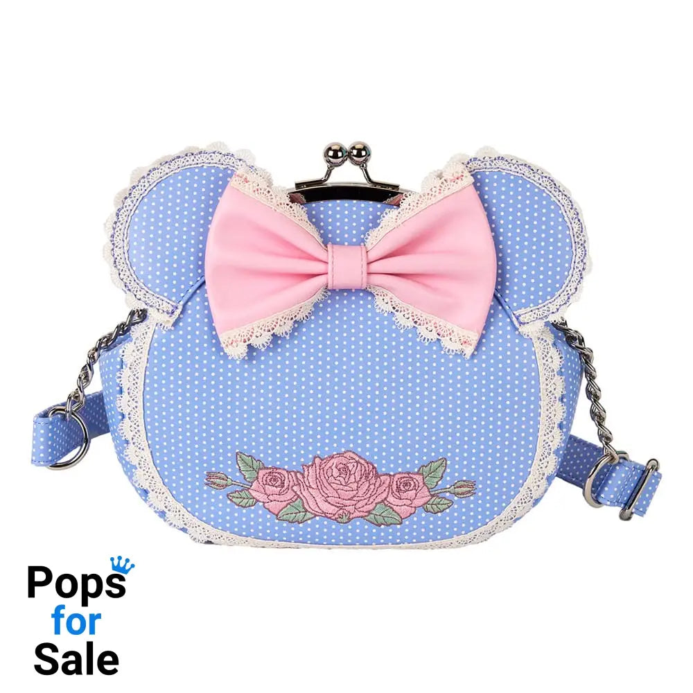 Disney by Loungefly Crossbody Minnie Floral and Lace Kisslock