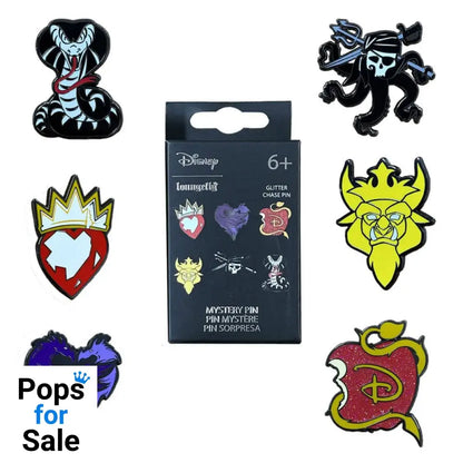 Disney by Loungefly Enamel Pins Blind Box Descendants Assortment (12) Pins & Brooches,Blind Boxes