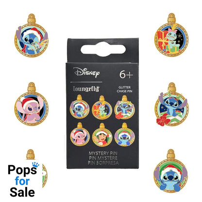 Disney by Loungefly Enamel Pins Blind Box Lilo & Stitch Holiday Ornaments Assortment (12)
