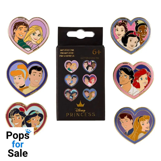 Disney by Loungefly Enamel Pins Blind Box Princess & Prince Assortment (12)