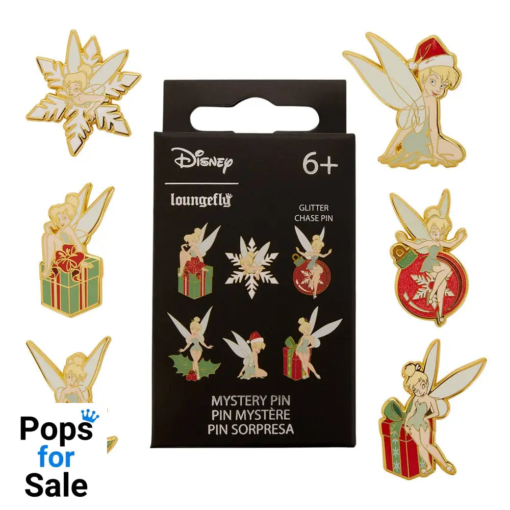 Disney by Loungefly Enamel Pins Blind Box Tinker Bell Holiday Assortment (12) Pins & Brooches,Blind Boxes
