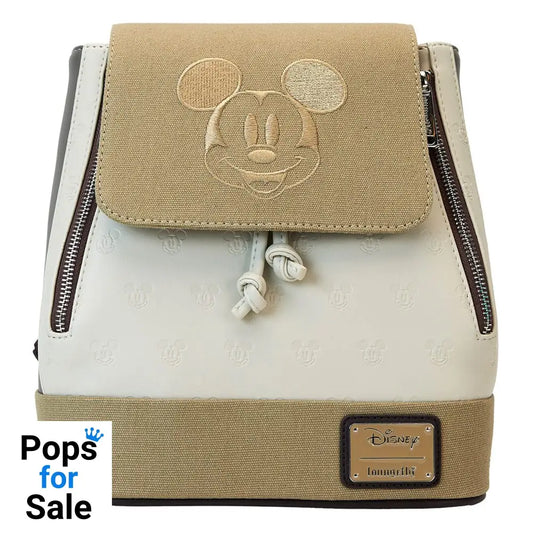 Disney by Loungefly Mini Backpack Mickey and Friends Canvas New