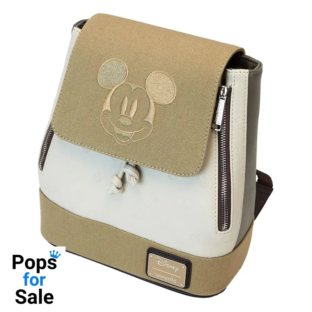 Disney by Loungefly Mini Backpack Mickey and Friends Canvas New