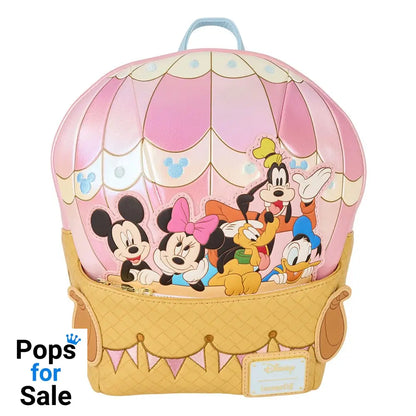Disney by Loungefly Mini Backpack Mickey & Friends Figural Hot Air Balloon NEW