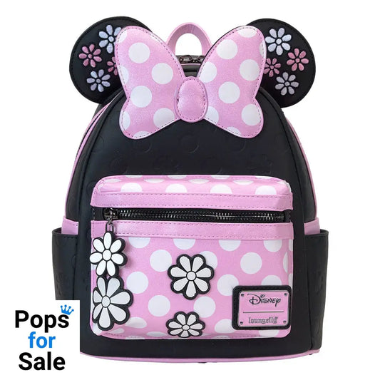 Disney By Loungefly Mini Backpack Minnie Floral Rock The Dots Presale