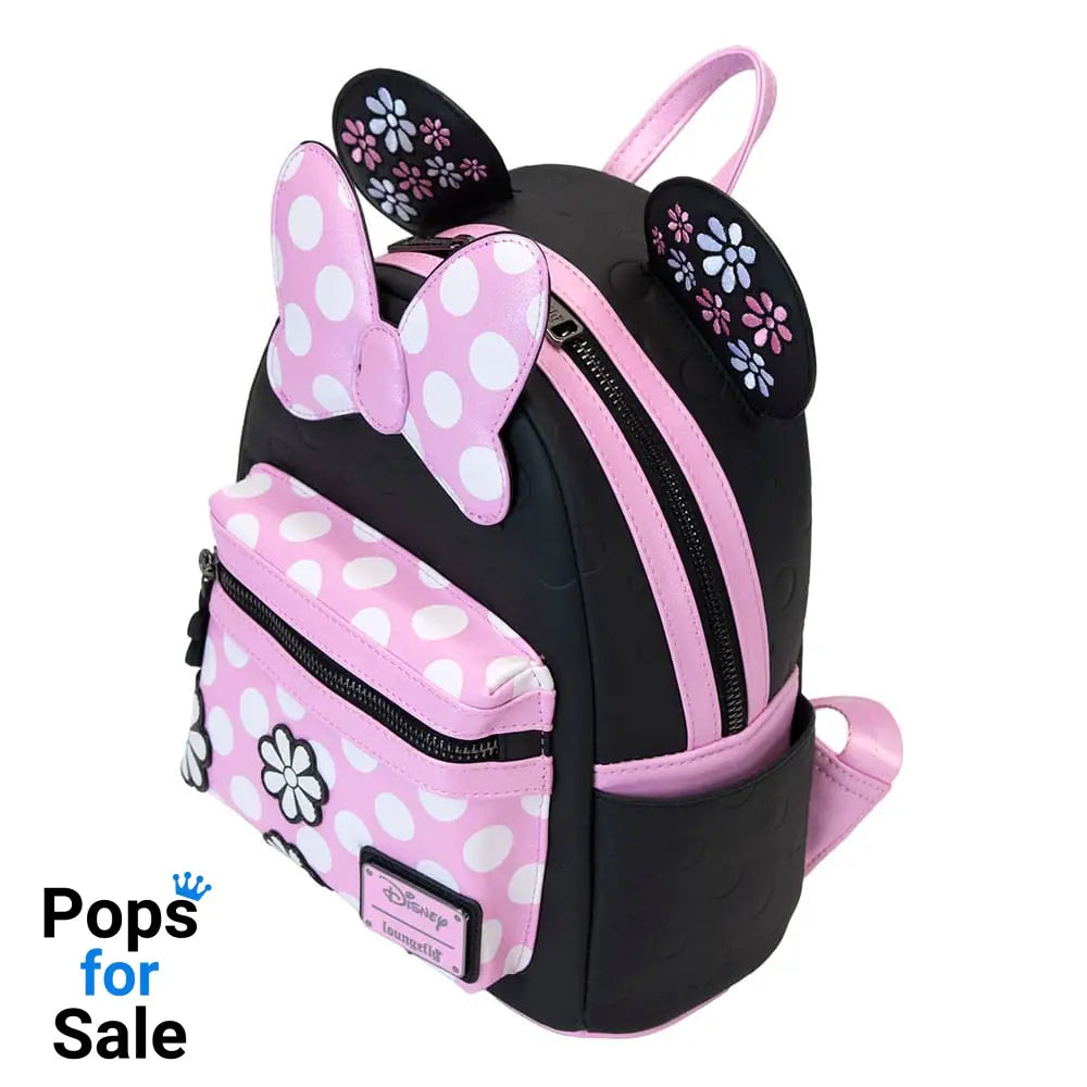 Disney By Loungefly Mini Backpack Minnie Floral Rock The Dots Presale