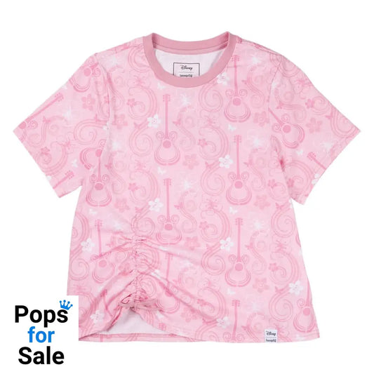 Disney by Loungefly Tee T-Shirt Unisex Hannah Montana Shirred Hem Size L T-shirts