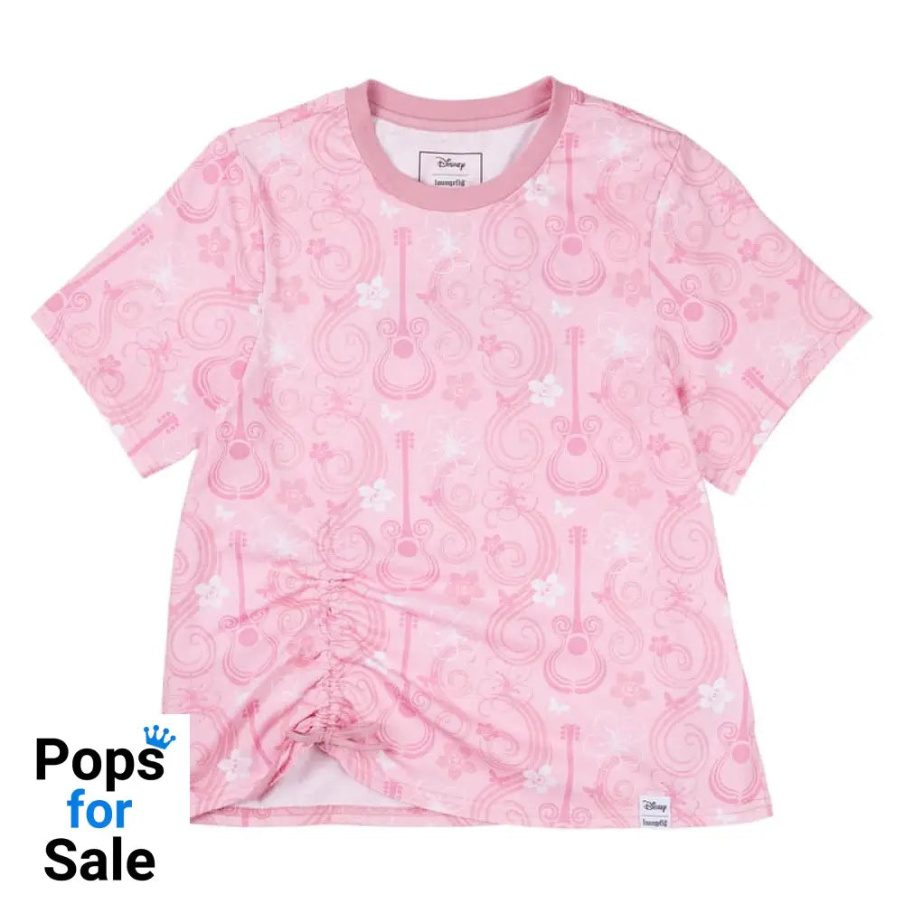 Disney by Loungefly Tee T-Shirt Unisex Hannah Montana Shirred Hem Size M T-shirts