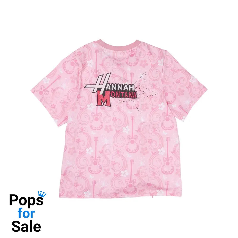 Disney by Loungefly Tee T-Shirt Unisex Hannah Montana Shirred Hem Size XL