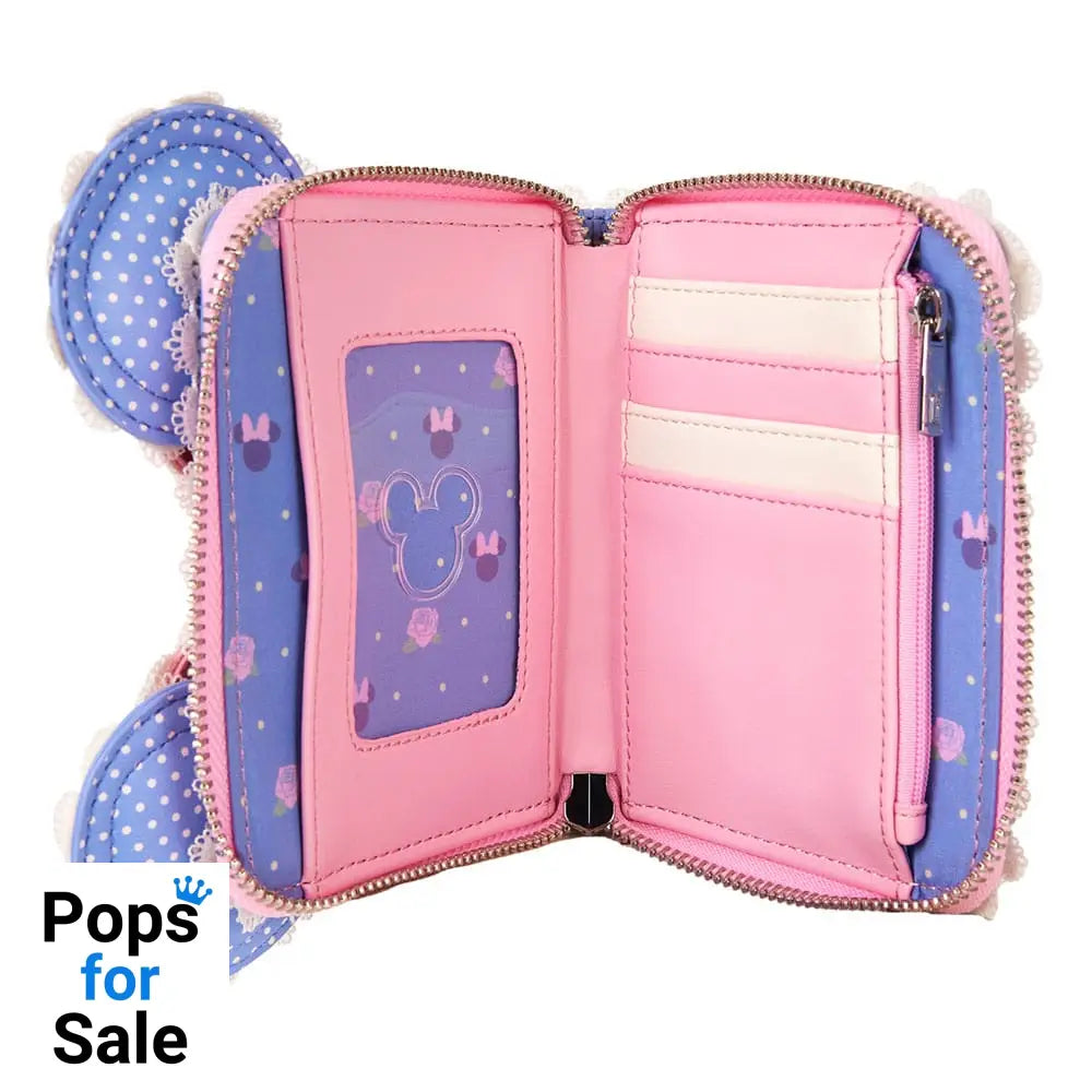 Disney by Loungefly Wallet Minnie Floral and Lace Ears Wallets