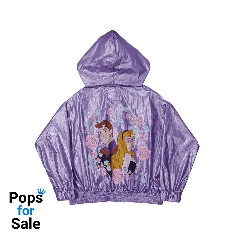 Disney by Loungefly Windbreaker Jacket Princess Aurora & Prince Phillip Size M