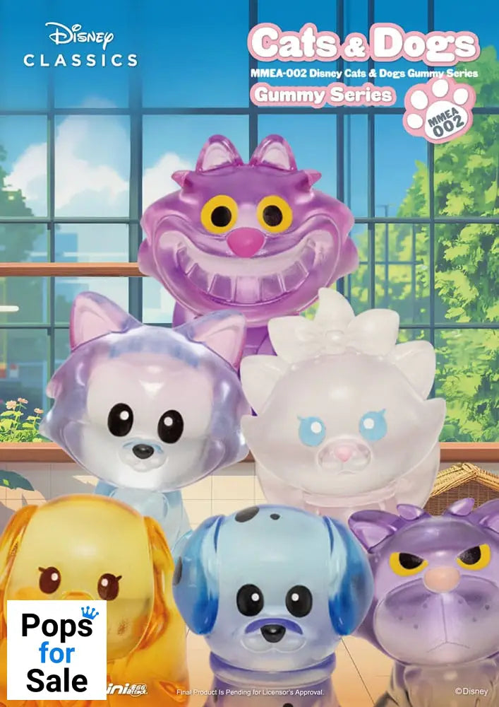 Disney Cats & Dogs Mini Egg Attack Blind Box Figures Gummy Series 3 cm Assortment (24)