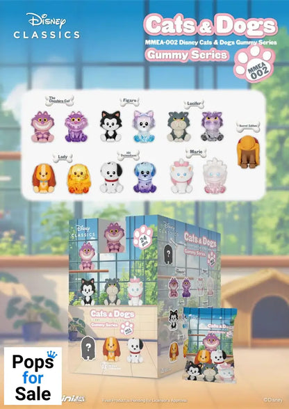 Disney Cats & Dogs Mini Egg Attack Blind Box Figures Gummy Series 3 cm Assortment (24)