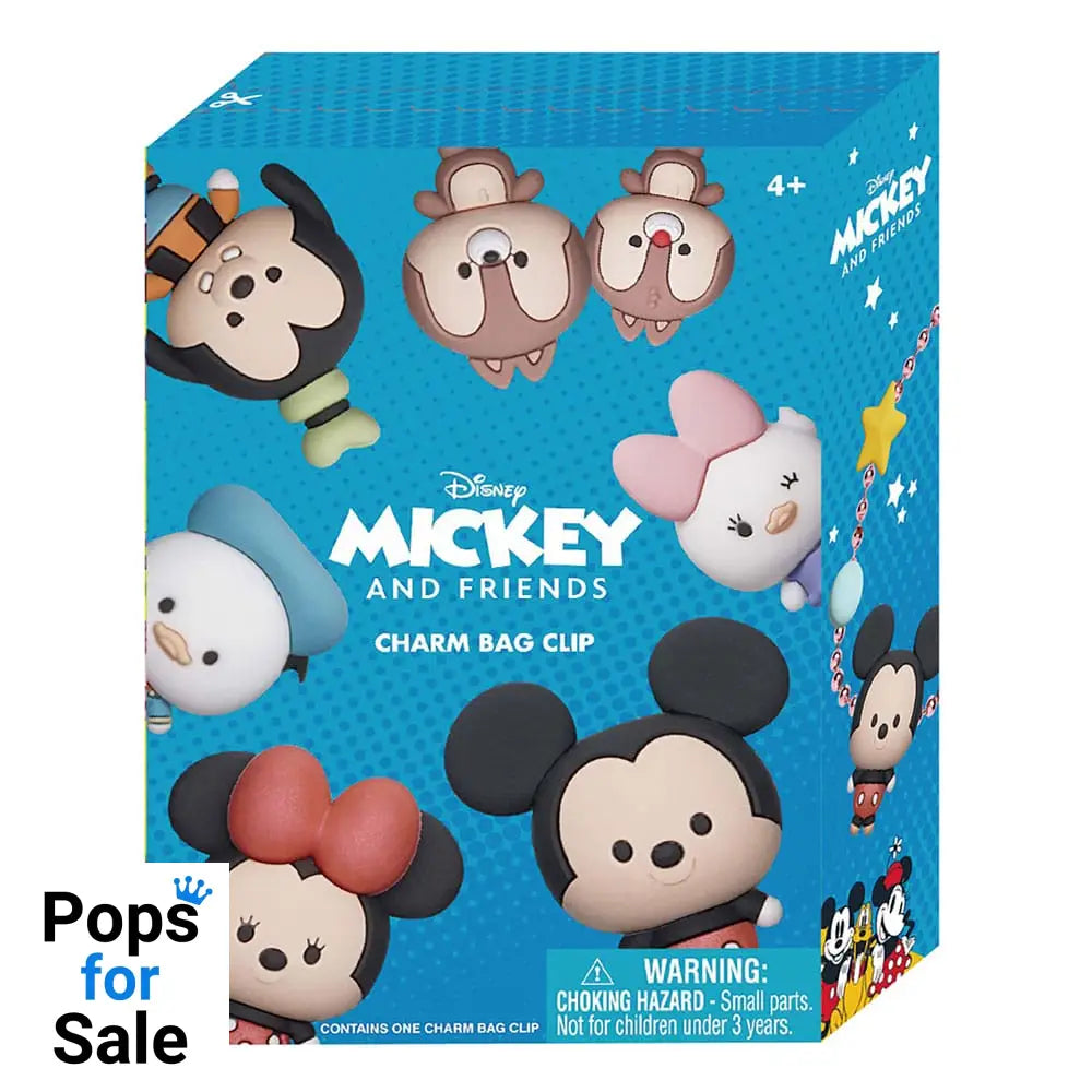 Disney Charm 3D PVC Bag Clips Mickey & Friends Display (24)
