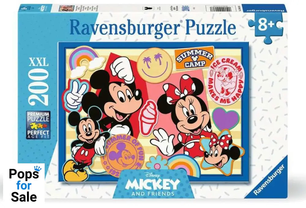 Disney Children's Jigsaw Puzzle XXL On the road with Mickey and Minnie (200 pieces)