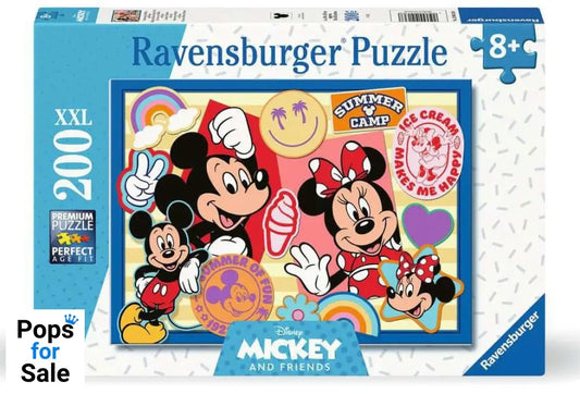 Disney Children's Jigsaw Puzzle XXL On the road with Mickey and Minnie (200 pieces)