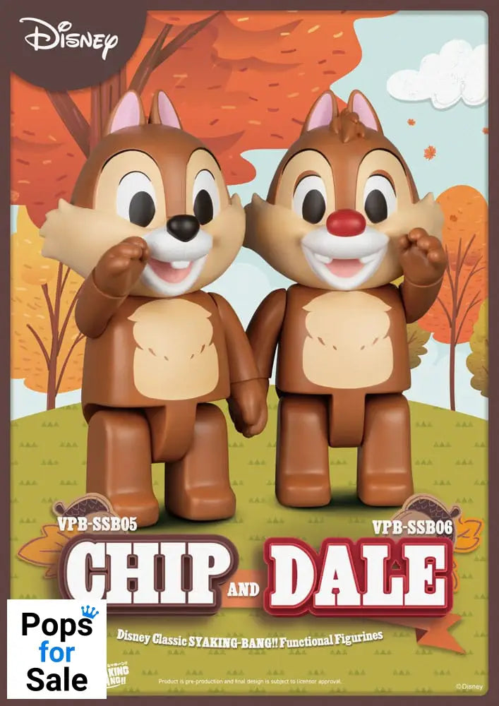 Disney: Classic Chip 'n' Dale Syaking Bang PVC Figur Chip 33 cm