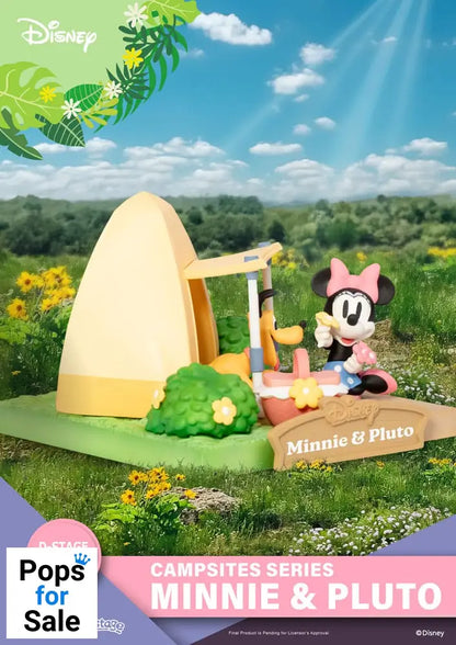 Disney D-Stage Campsite Series PVC Diorama Mini & Pluto Special Edition 10 cm