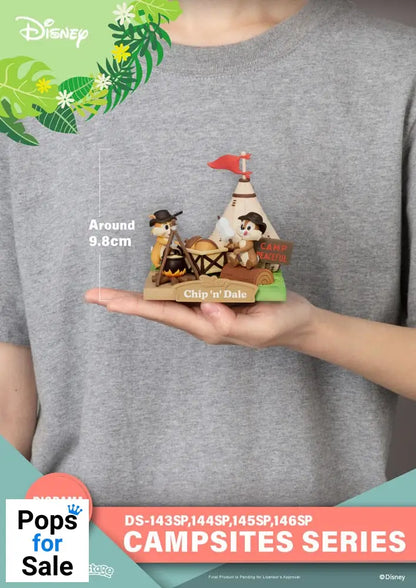 Disney D-Stage Campsite Series PVC Diorama Mini & Pluto Special Edition 10 cm Dioramas