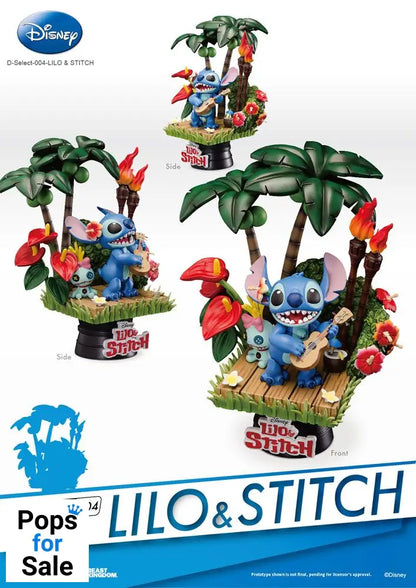 Disney D-Stage PVC Diorama Stitch 14 cm
