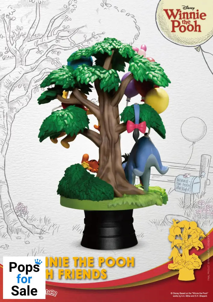 Disney D-Stage PVC Diorama Winnie The Pooh With Friends 16 cm Dioramas