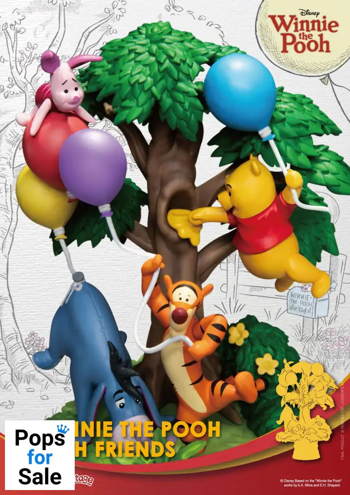 Disney D-Stage PVC Diorama Winnie The Pooh With Friends 16 cm