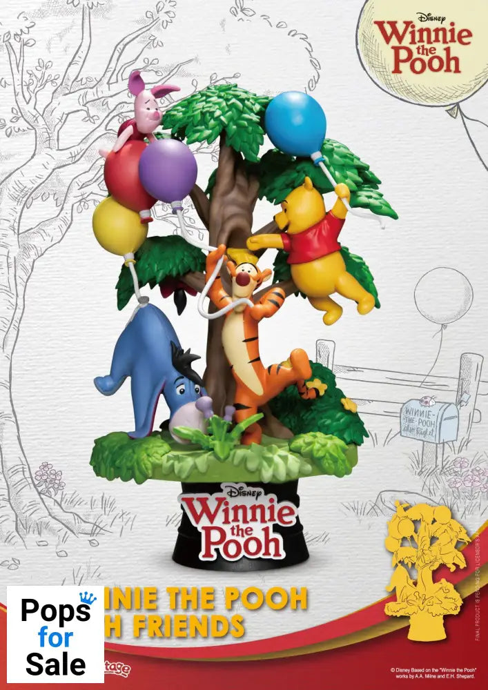 Disney D-Stage PVC Diorama Winnie The Pooh With Friends 16 cm