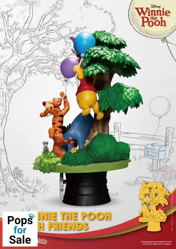 Disney D-Stage PVC Diorama Winnie The Pooh With Friends 16 cm