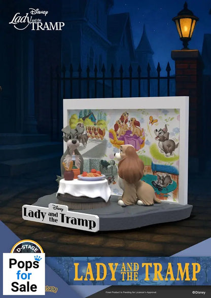 Disney D-Stage PVC Statue Lady and the Tramp 12 cm