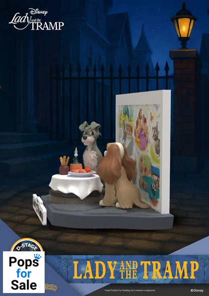 Disney D-Stage PVC Statue Lady and the Tramp 12 cm