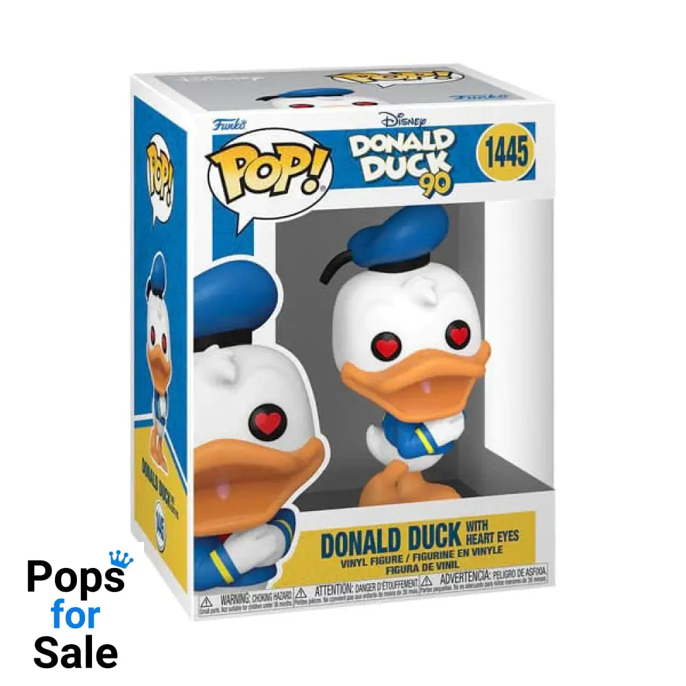 Disney DD 90th Anniversary POP! Disney Vinyl Figure Donald Duck(heart eyes) 9 cm