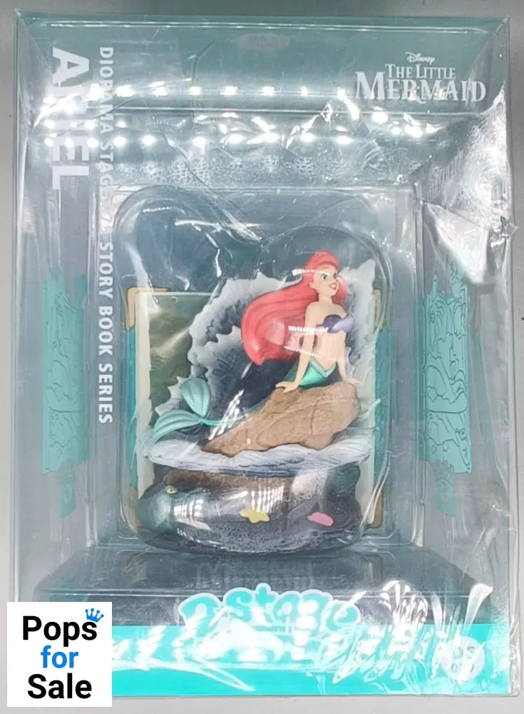 Disney Diorama Stage-079-Story Book Series-Ariel The Little Mermaid - New Box Damaged