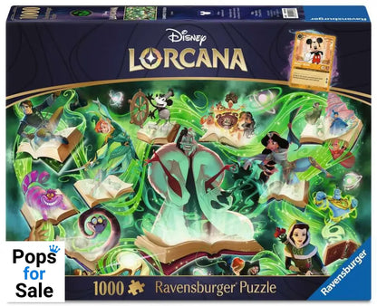 Disney Lorcana Jigsaw Puzzle Glimmers of the Realm: Emerald (1000 pieces) Puzzles