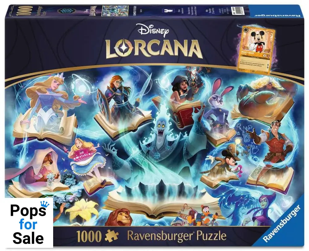 Disney Lorcana Jigsaw Puzzle Glimmers of the Realm: Sapphire (1000 pieces) Puzzles