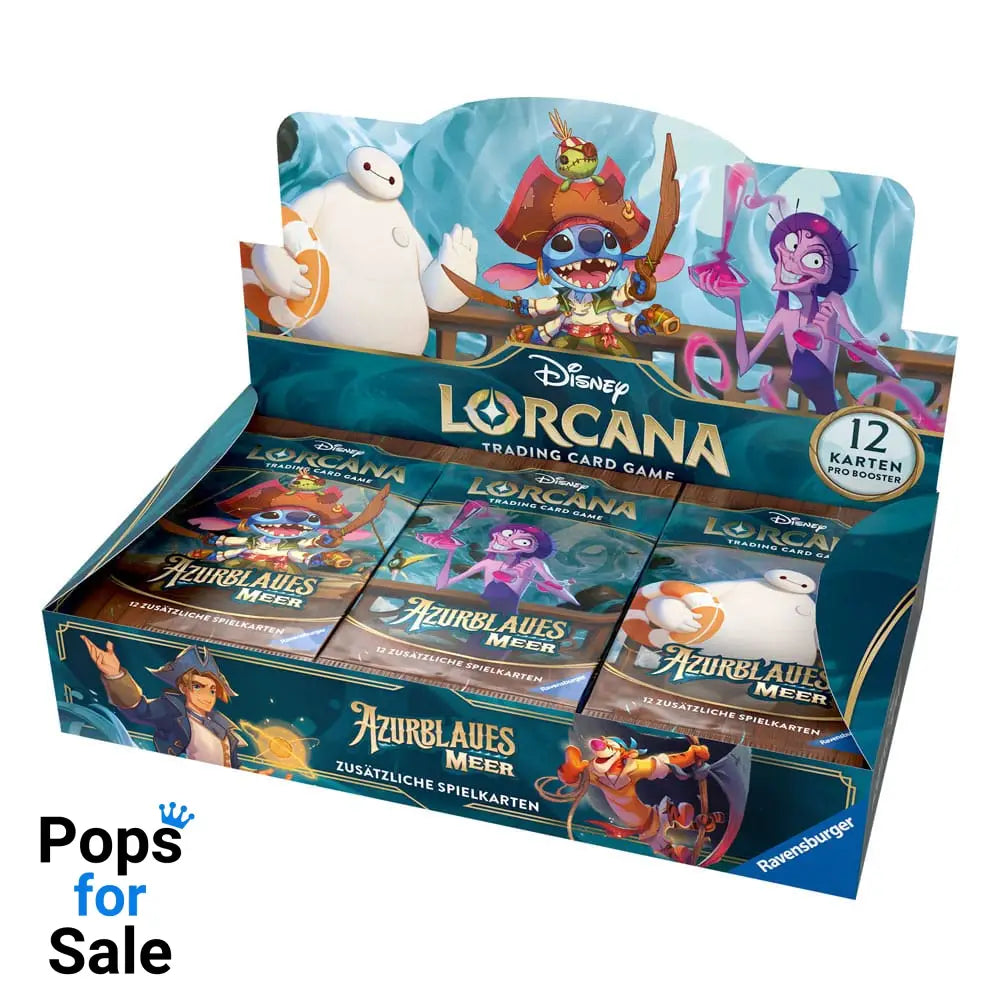 Disney Lorcana TCG Azurblaues Meer Booster Display (24) *German Edition*