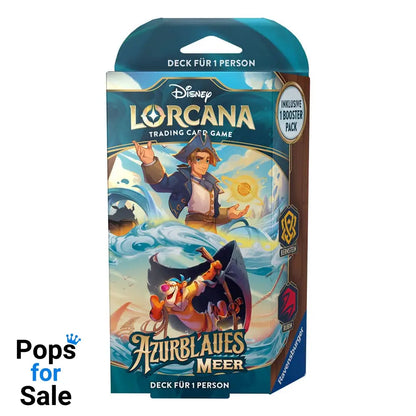 Disney Lorcana TCG Azurblaues Meer Starter Decks Display (8) *German Edition*