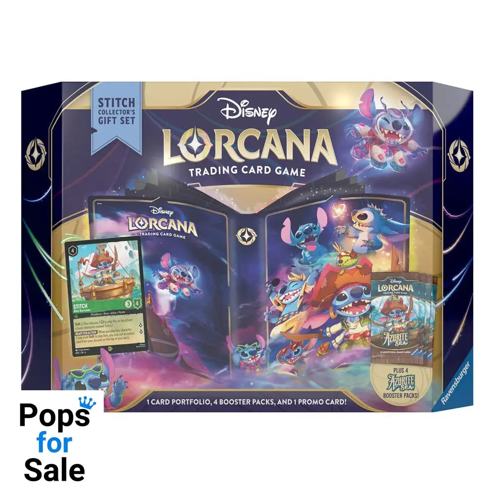 Disney Lorcana TCG Azurite Sea Gift Set Stitch *English Edition* Trading cards