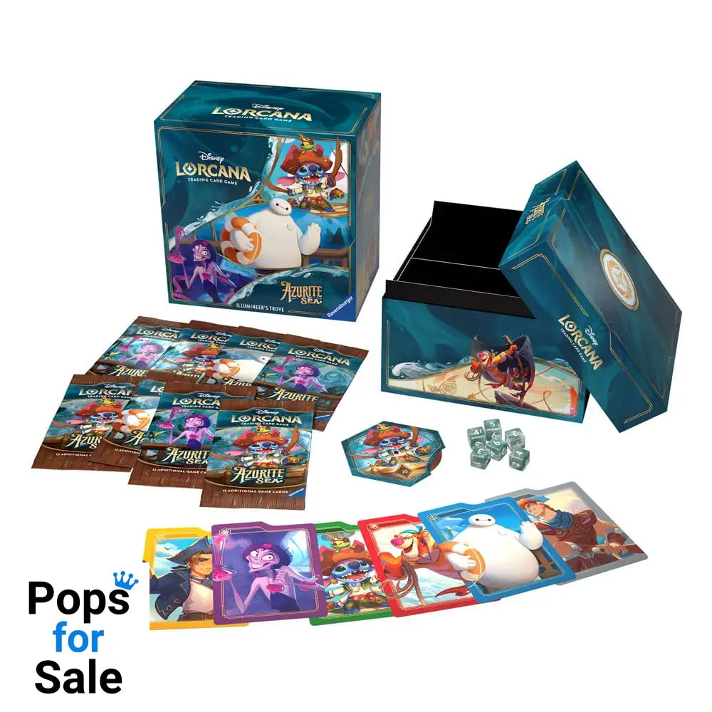 Disney Lorcana TCG Azurite Sea llumineer's Trove *English Edition*