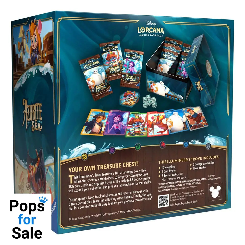 Disney Lorcana TCG Azurite Sea llumineer's Trove *English Edition*