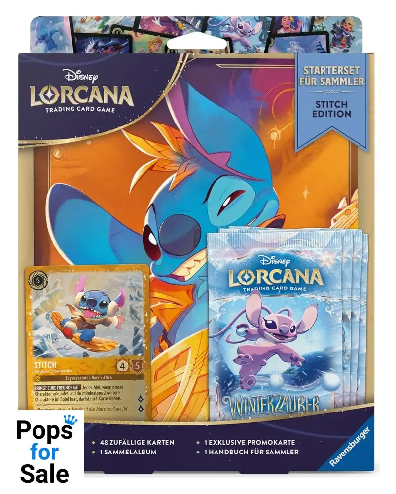 Disney Lorcana TCG Collection Starter Set Stitch Edition *German Edition*