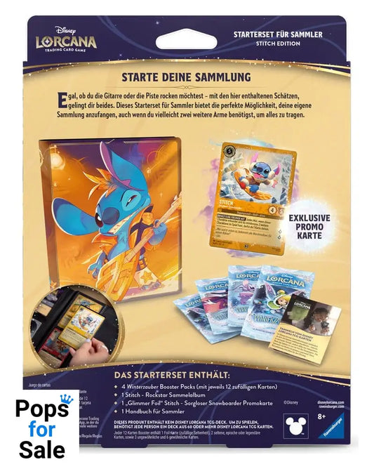 Disney Lorcana TCG Collection Starter Set Stitch Edition *German Edition*