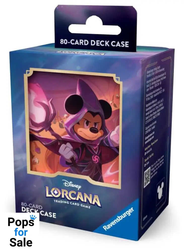 Disney Lorcana TCG Deck Box Mickey Mouse Card Boxes