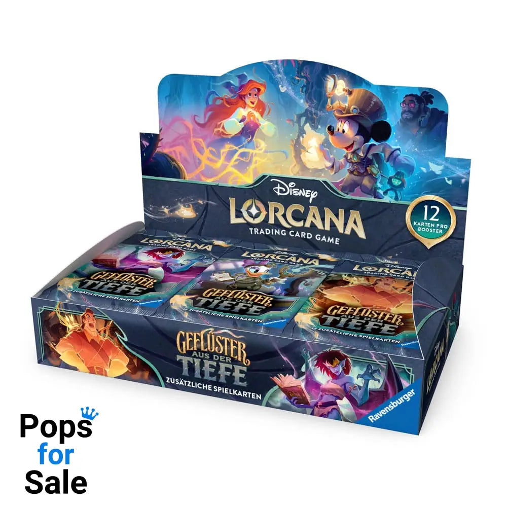 Disney Lorcana TCG Geflüster aus der Tiefe Booster Display (24) *German Edition*